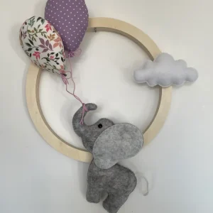 Couronne éléphant, ballons Déco'drey
