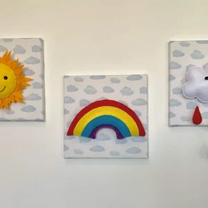 Tableaux arc en ciel Déco'drey