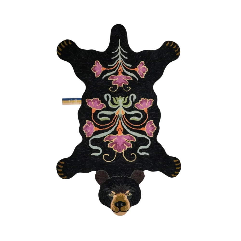 Tapis Blooming Black Bear XL Doing Goods