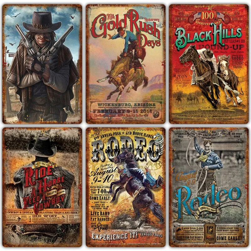 Cowboy Vintage Poster Éternel Vintage