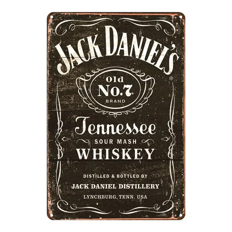 Jack Daniels Poster Vintage Éternel Vintage