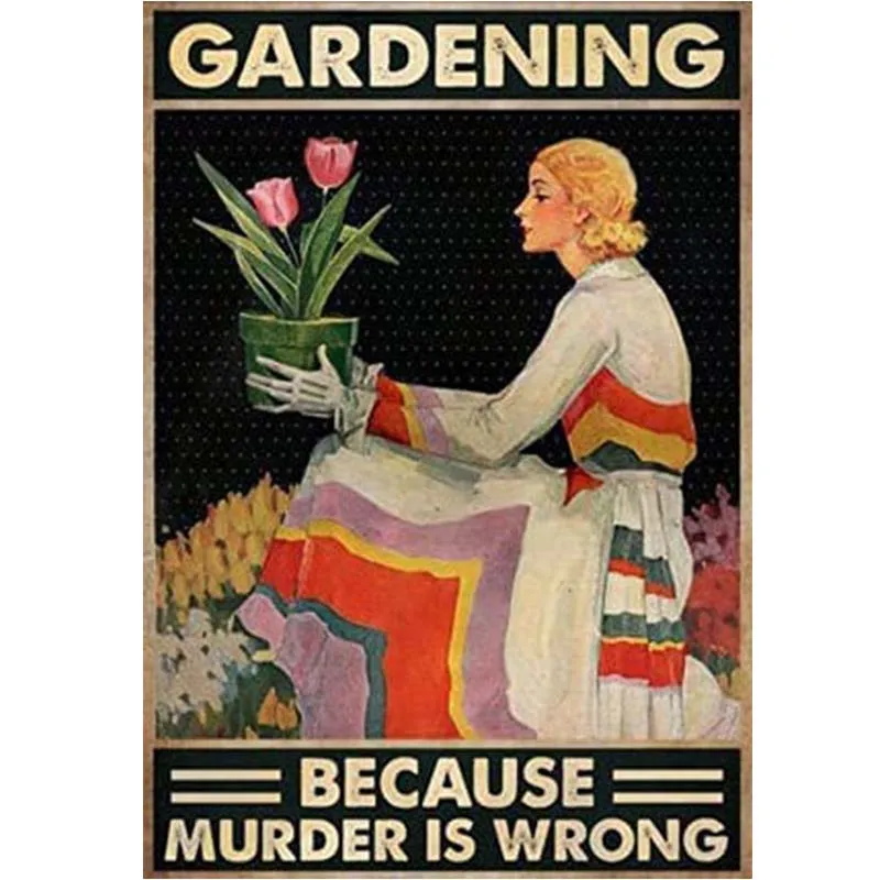 Poster Jardin Vintage Ancien Éternel Vintage