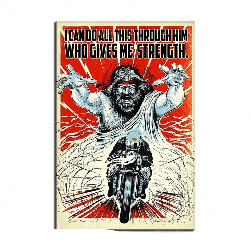 Poster Moto Cross Vintage Éternel Vintage
