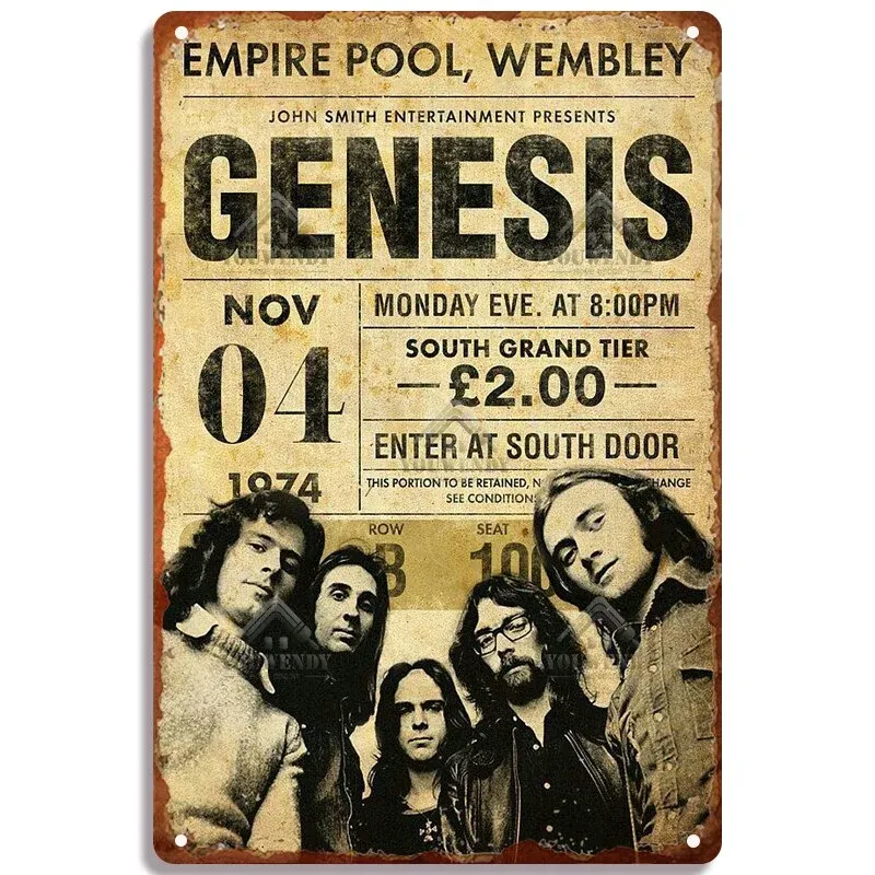 Poster Rock N Roll Vintage Éternel Vintage