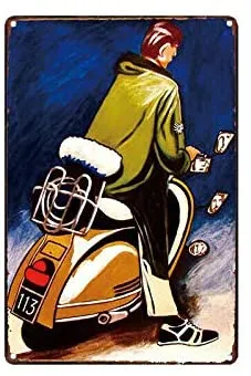 Poster De Vespa Vintage Éternel Vintage
