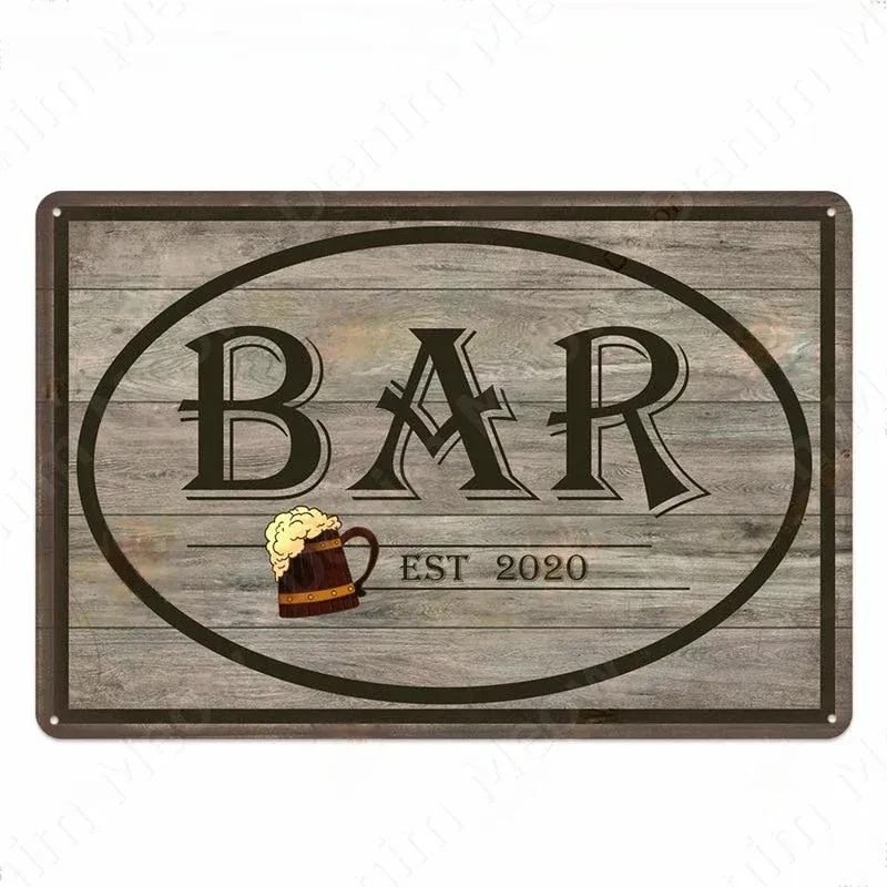 Poster Vintage Bar Éternel Vintage