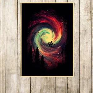 Poster Vintage Galaxy Éternel Vintage