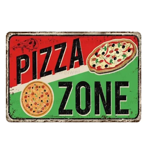 Poster Vintage Pizza Éternel Vintage