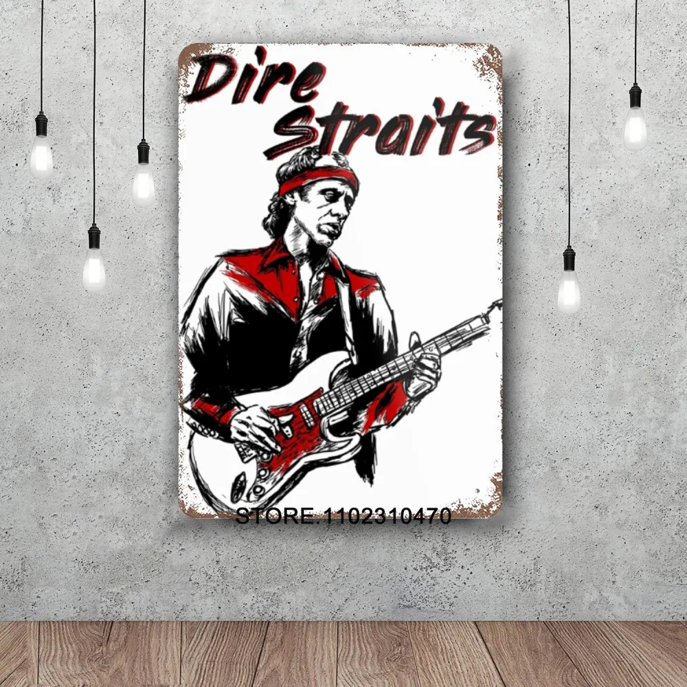 Poster Vintage Thème Guitare Éternel Vintage