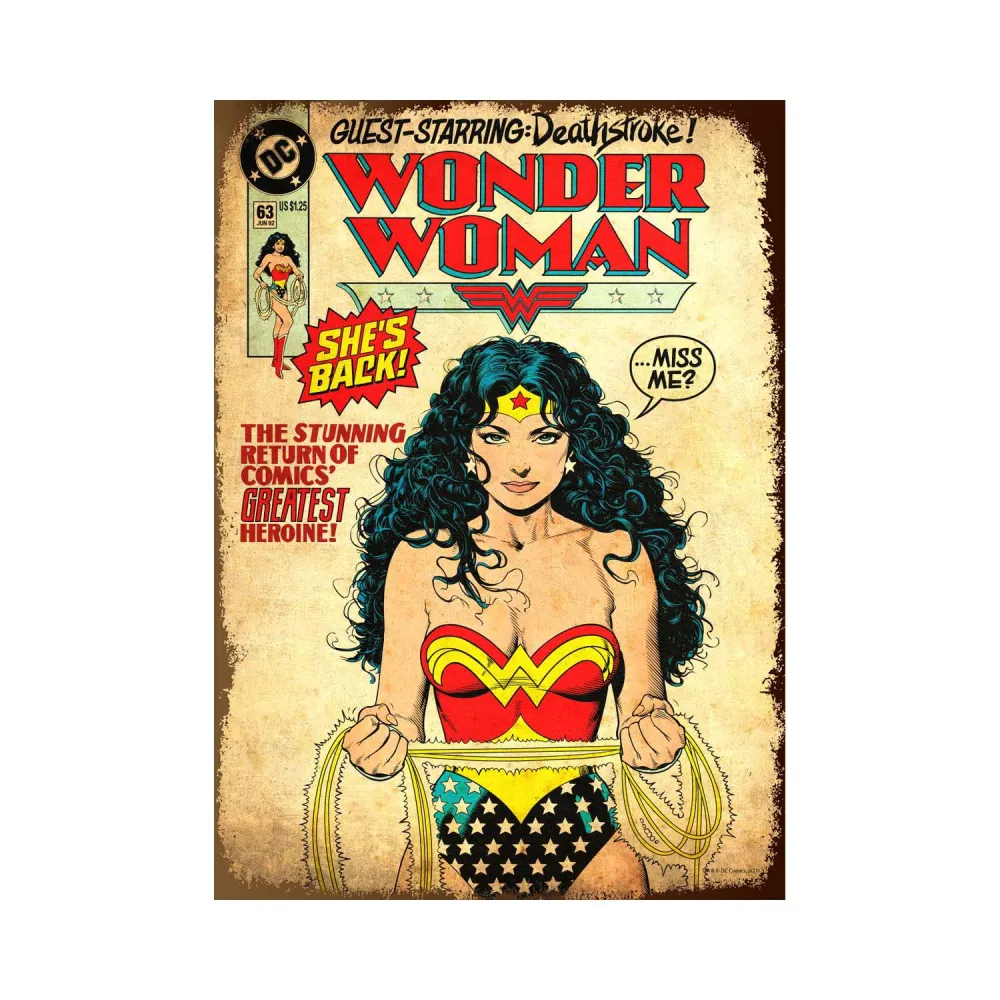 Poster Wonder Woman Vintage Éternel Vintage