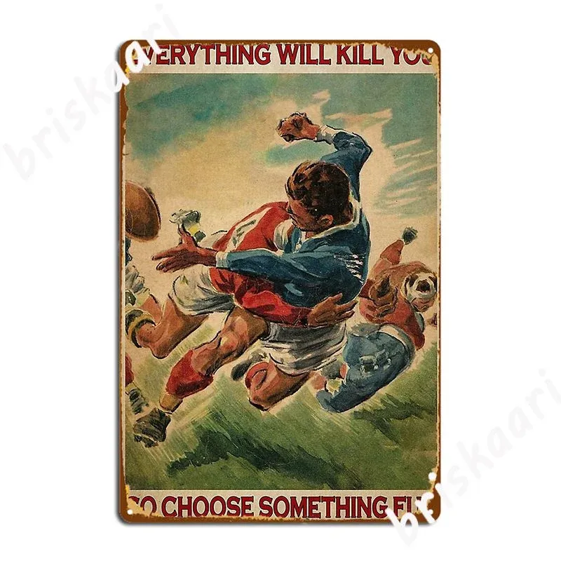 Rugby Poster Vintage Éternel Vintage