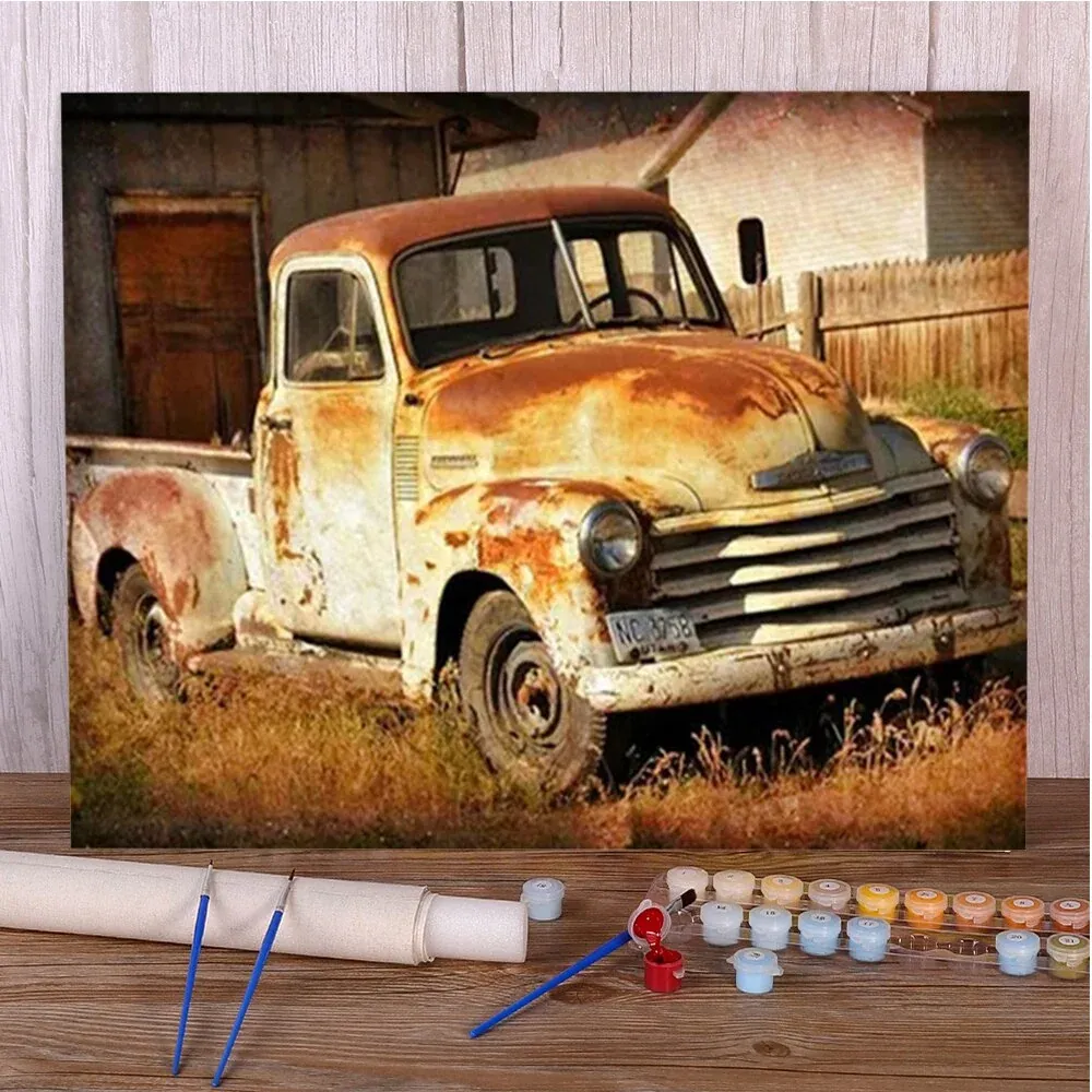Tableau Camion Vintage Modele Éternel Vintage