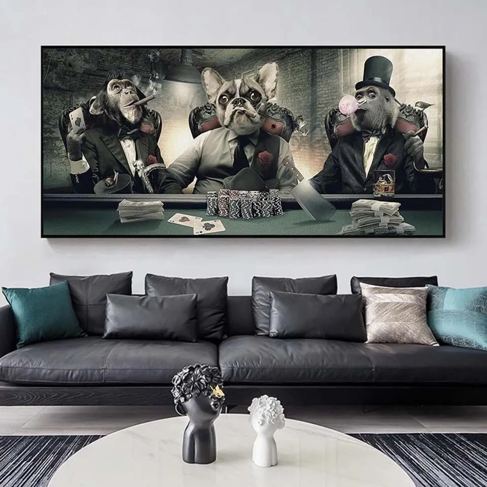 Tableau Chien Vintage Éternel Vintage