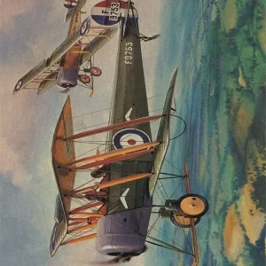 Tableau Hydravion Vintage Éternel Vintage