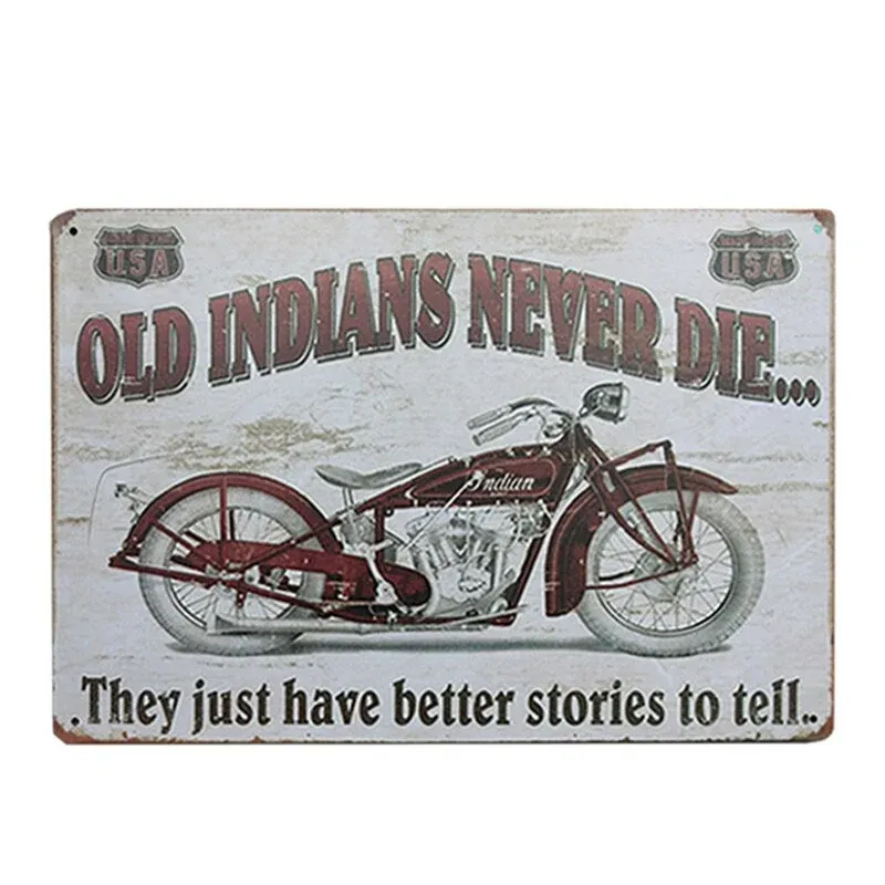 Tableau Indian Moto Vintage Éternel Vintage