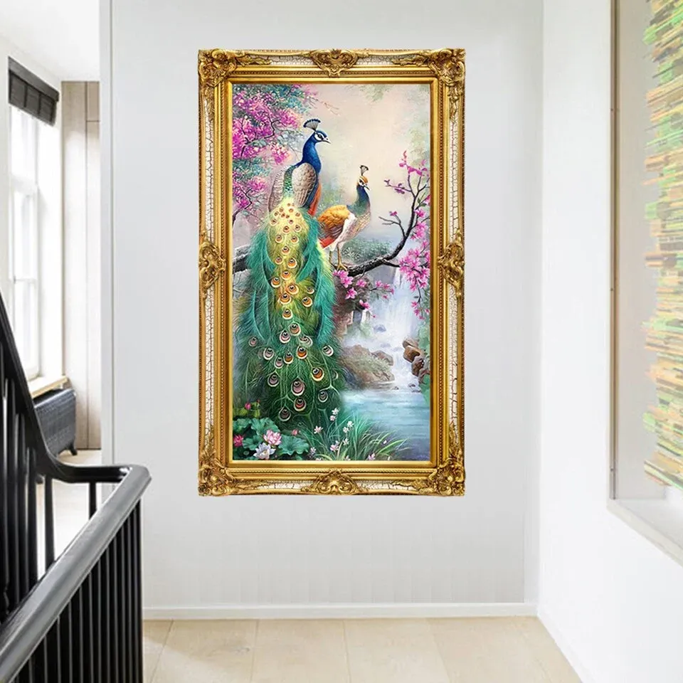 Tableau Oiseaux Du Paradis Vintage Éternel Vintage