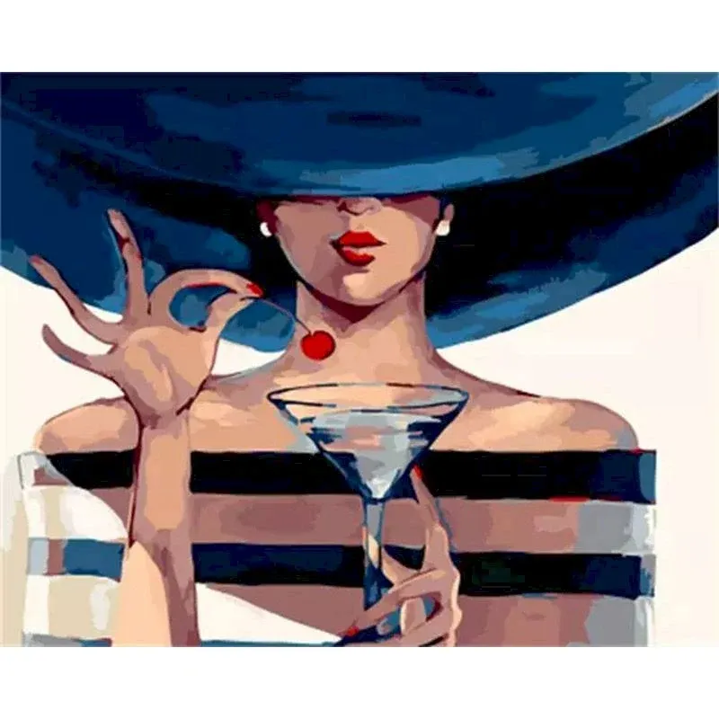 Tableau Peinture À L'Huile De La Mode Vintage Éternel Vintage