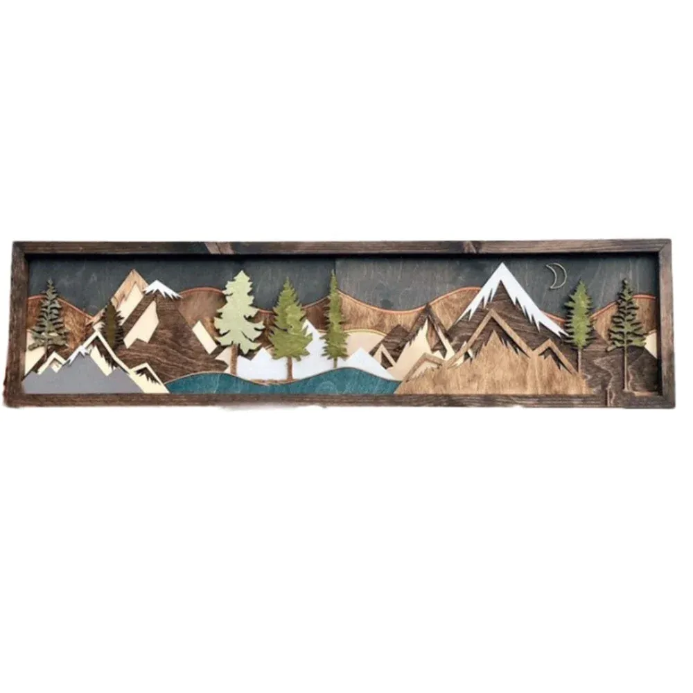 Tableau Sur Bois Vintage Éternel Vintage