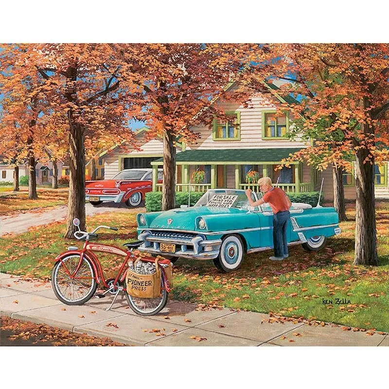 Tableau Toile Voiture Vintage Éternel Vintage