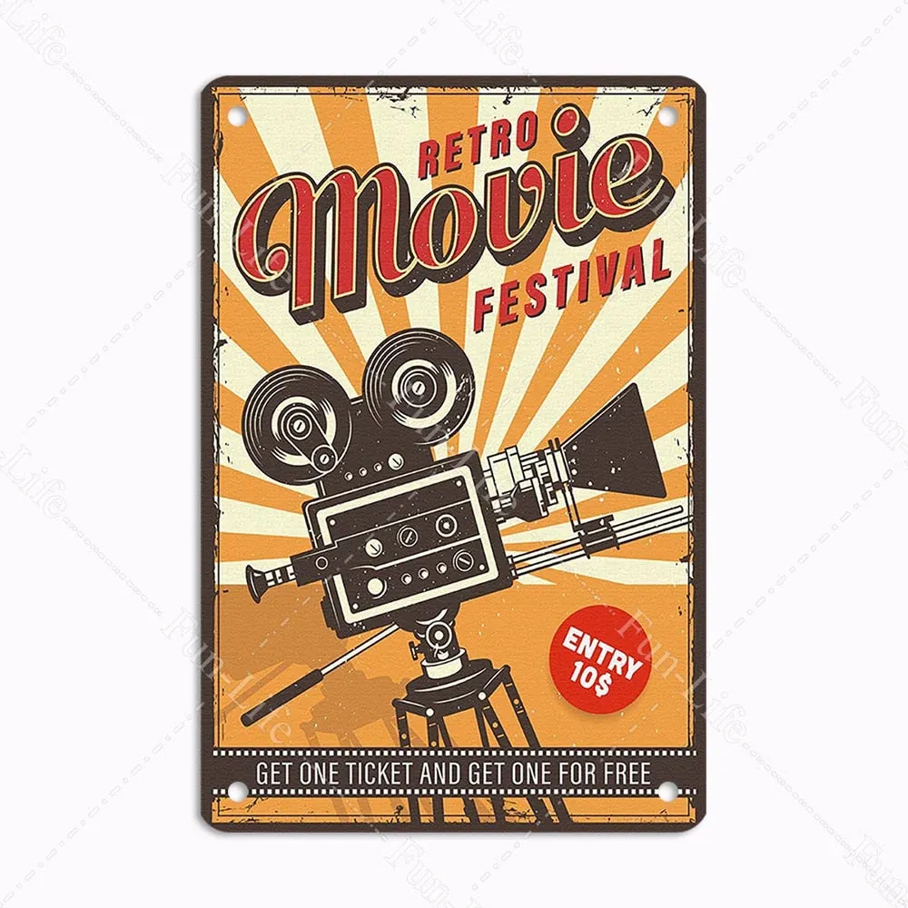 Tableau Vintage Cinema Éternel Vintage
