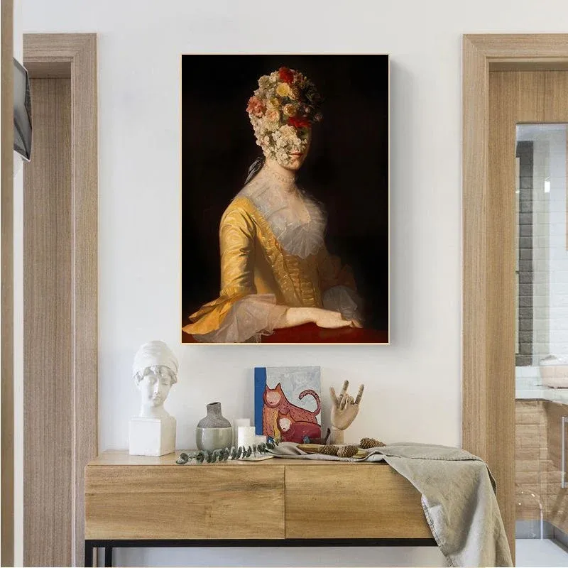 Tableau Vintage Femme Éternel Vintage