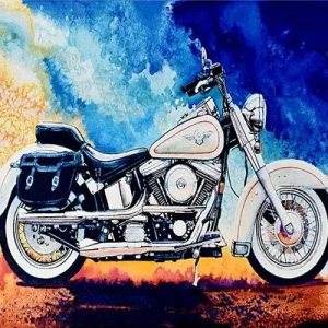 Tableau Vintage Moto Éternel Vintage