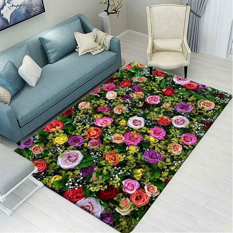 Tapis Fleur Vintage Éternel Vintage