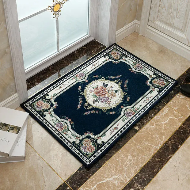 Tapis Salle De Bain Vintage Bleu Éternel Vintage