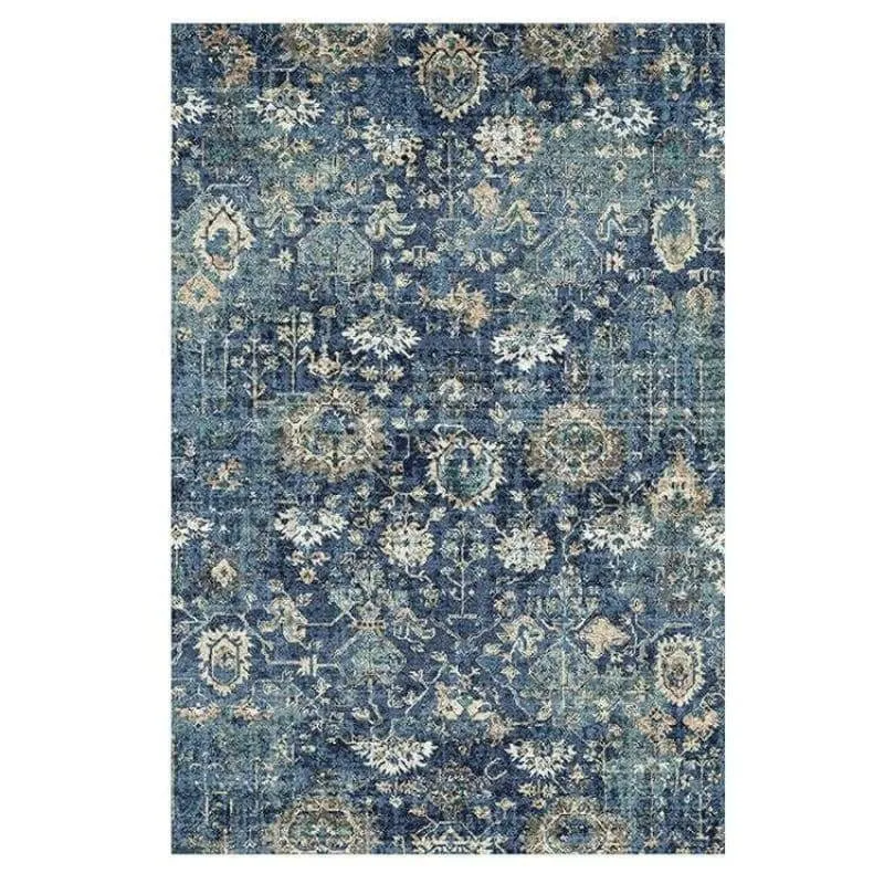 Tapis Vintage Bleu Canard Éternel Vintage