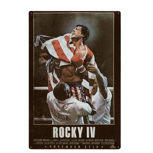 Vintage Boxe Poster Éternel Vintage