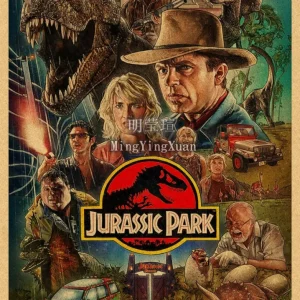 Vintage Poster Jurassic Éternel Vintage