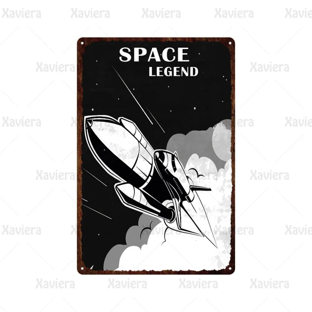 Vintage Rocket Poster Éternel Vintage
