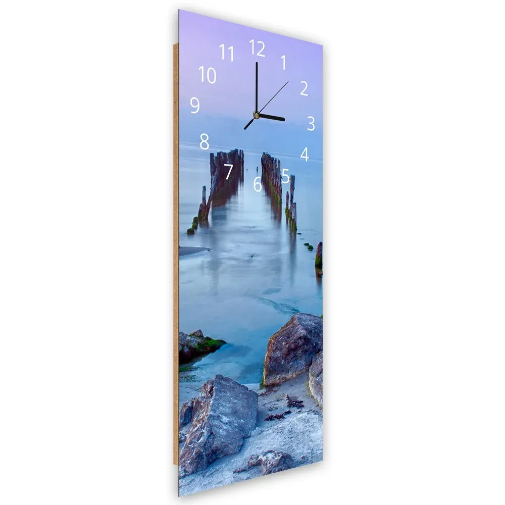 Horloge murale, jetée oubliée 25x65 Feeby
