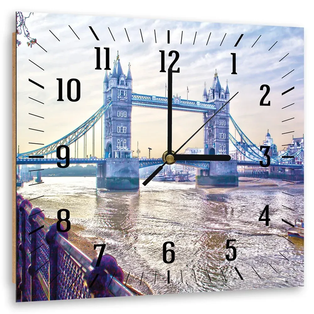 Horloge murale, London Bridge 40x40 Feeby