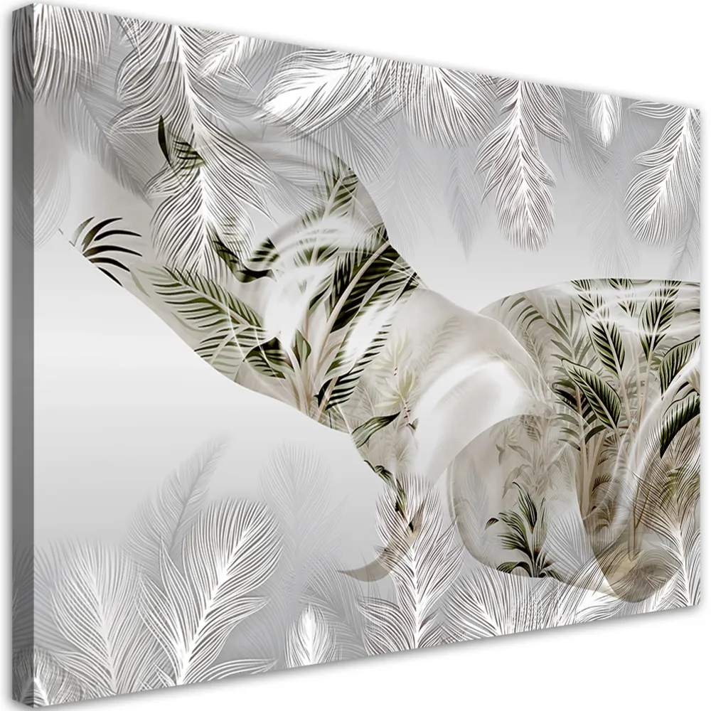 Impression sur toile, Feuilles au vent 60x40 Feeby
