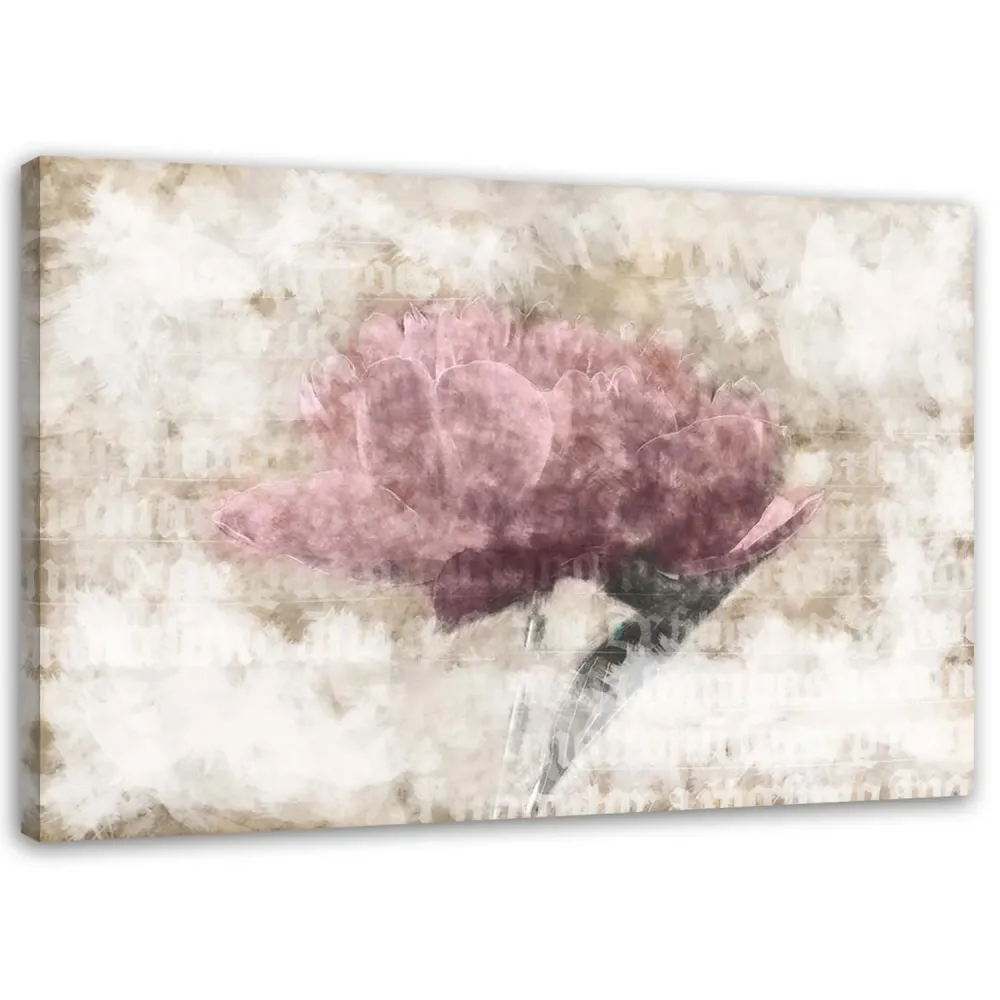 Impression sur toile, Fleurs abstraites 60x40 Feeby