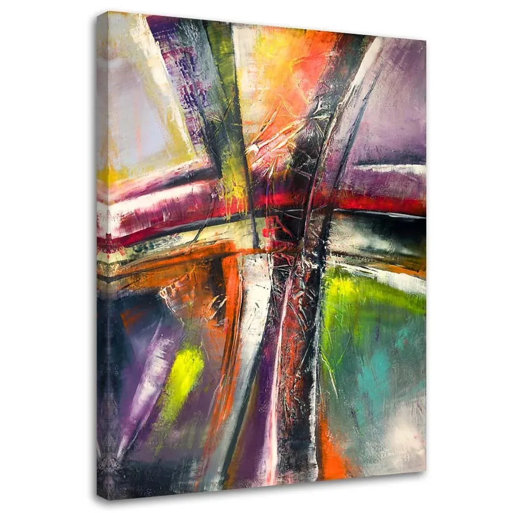 Impression sur toile, Intersection 70x100 Feeby