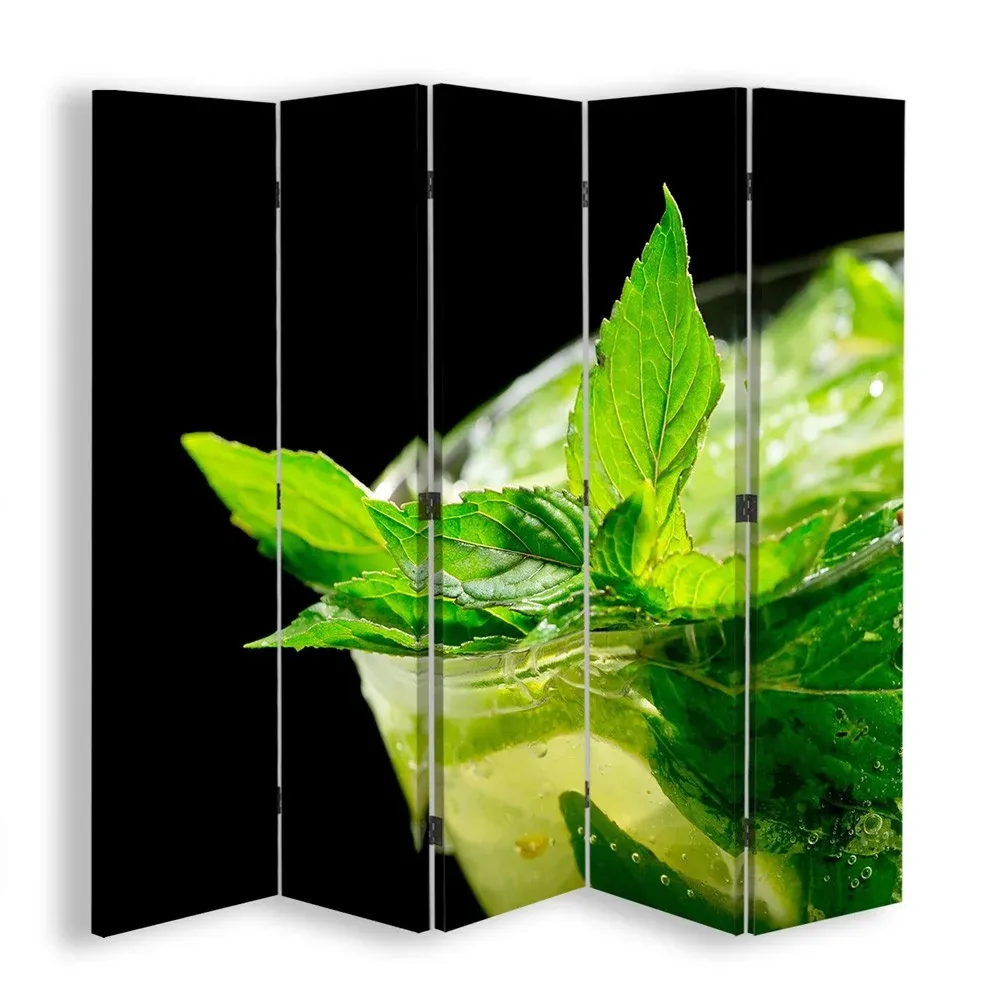 Paravent double face, menthe rafraîchissante Feeby