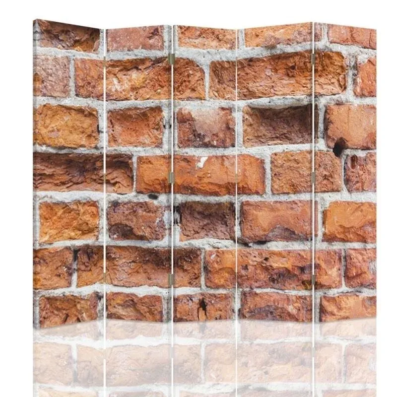 Paravent double face, mur de briques Feeby