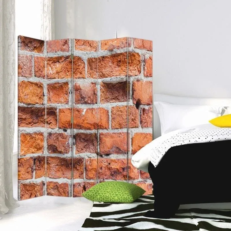 Paravent double face, mur de briques Feeby