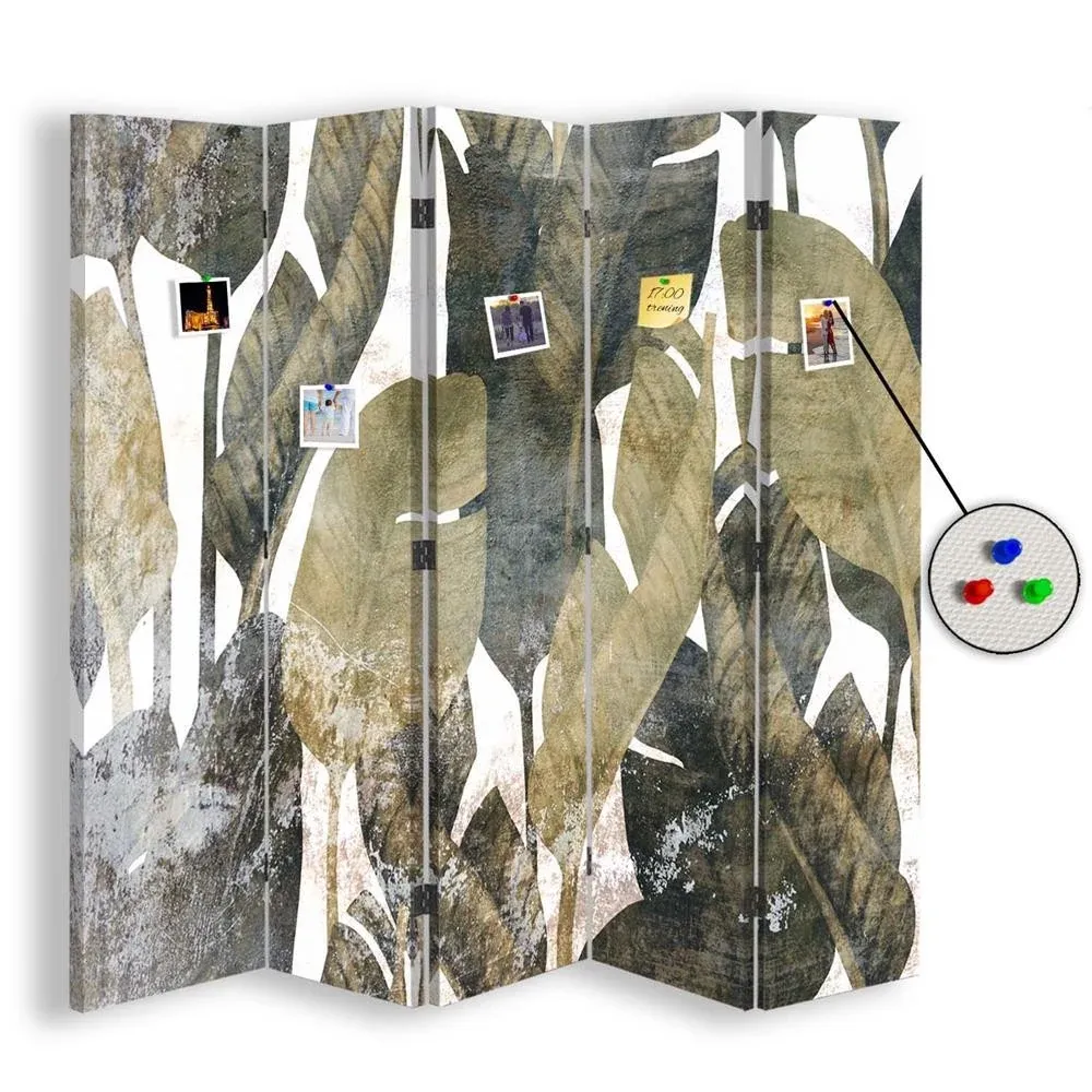 Paravent double face PIN IT, breloque bananier Feeby