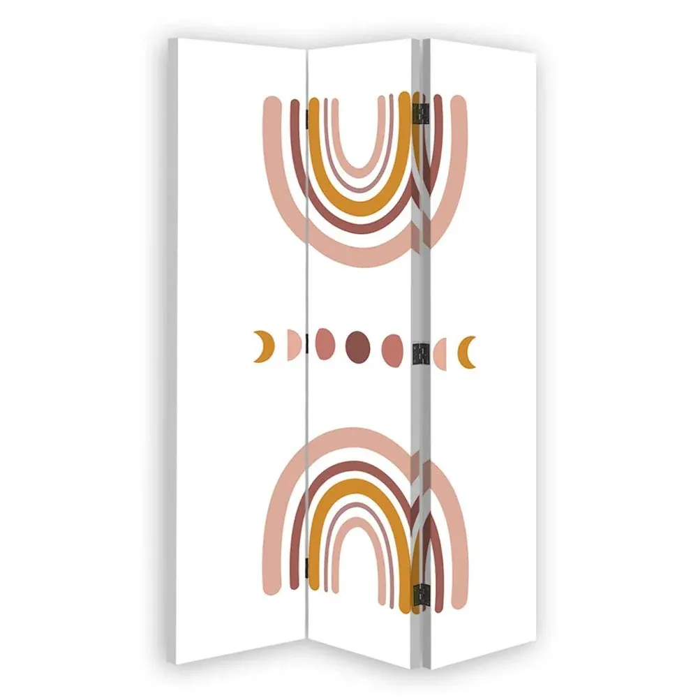 Paravent double face PIN IT, Jouer avec un arc-en-ciel Feeby