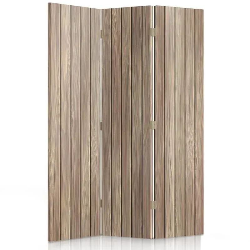 Paravent double face pivotant, lames transparentes Feeby