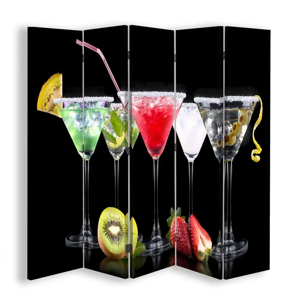 Paravent double face, pour boissons et fruits Feeby