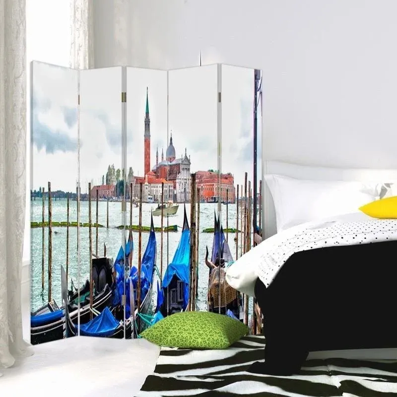 Paravent double face, Venise R. Kulik Feeby