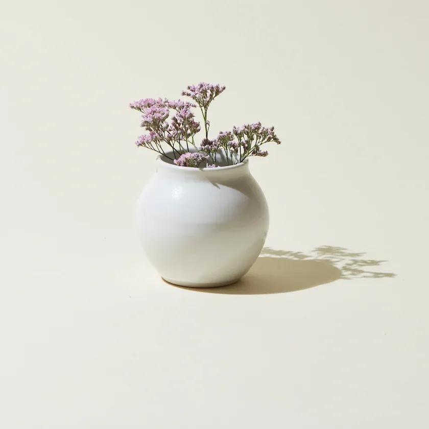 Vase Soliflore - Blanc Crème Fenua Ceramics