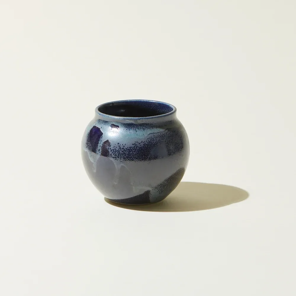 Vase Soliflore - Bleu Lagon Fenua Ceramics