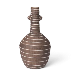 Brura Vase - Coffee/White Ferm Living - COM