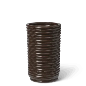 Corduroy Vase - Carob Brown Ferm Living - COM