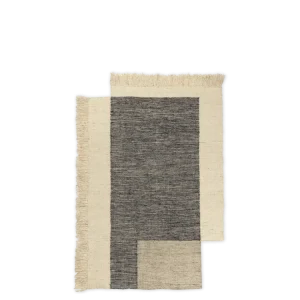 Counter Rug - Charcoal/Off-white 140 Ferm Living - COM